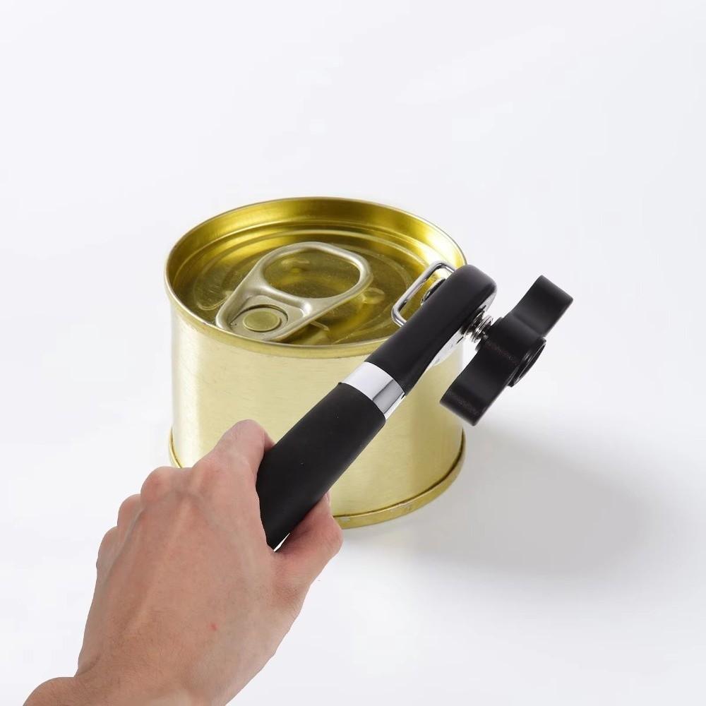 Stainless Steel Can Opener Effortless Lid Remover Portable Manual Jar Opener  Home