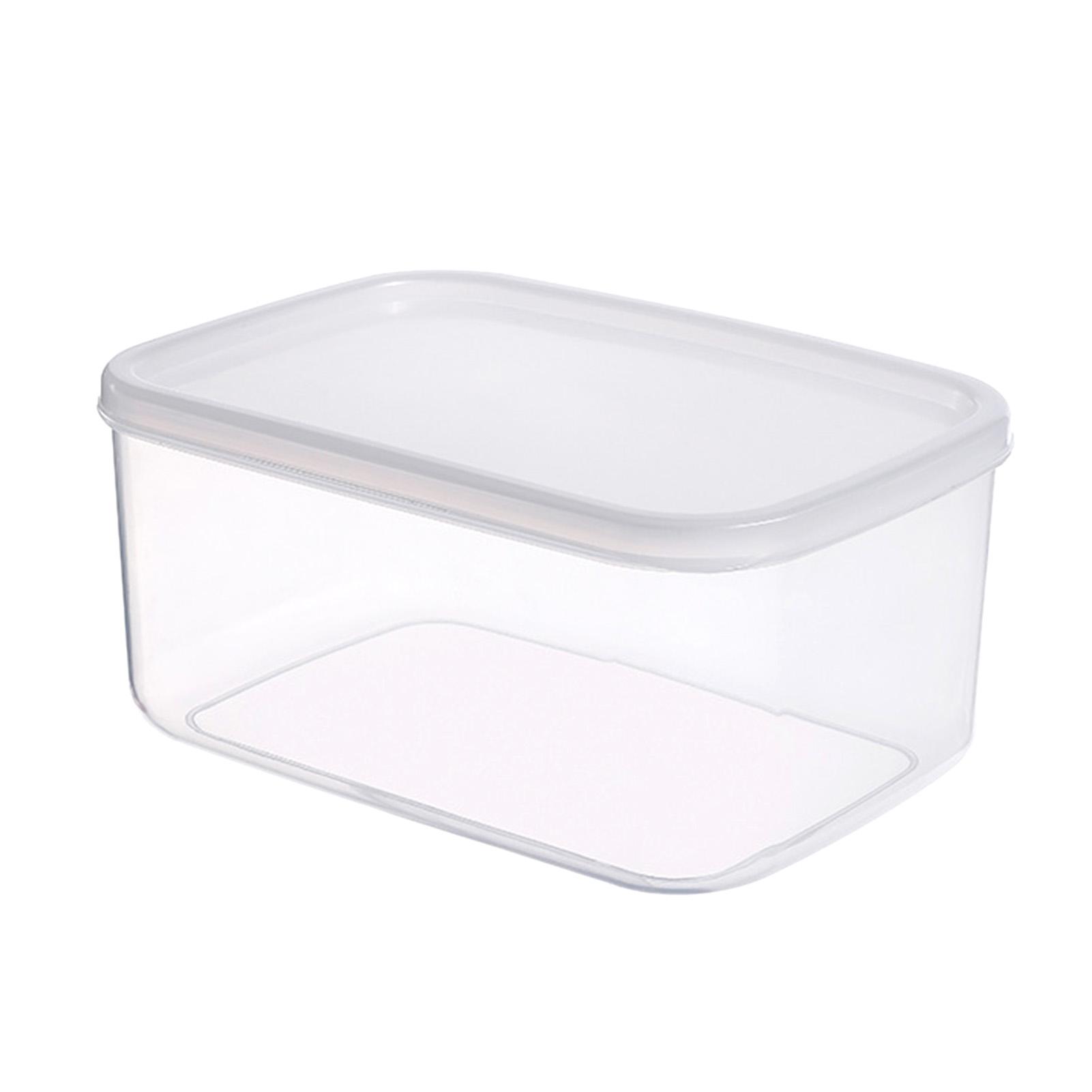 

Fridge Organizer Large Storage Capacity Plastic Fresh Keeping Lunch Box Refrigerator Storage Box 900ml