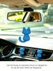 Cute Cat Car Air Freshener, EVA Hanging Vent Clip Car Fragrance for Interior Decor