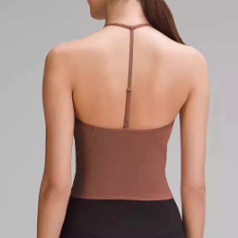 

Женский быстросохнущий топ для йоги с перекрестной спинкой и нагрудными вкладышами Medium