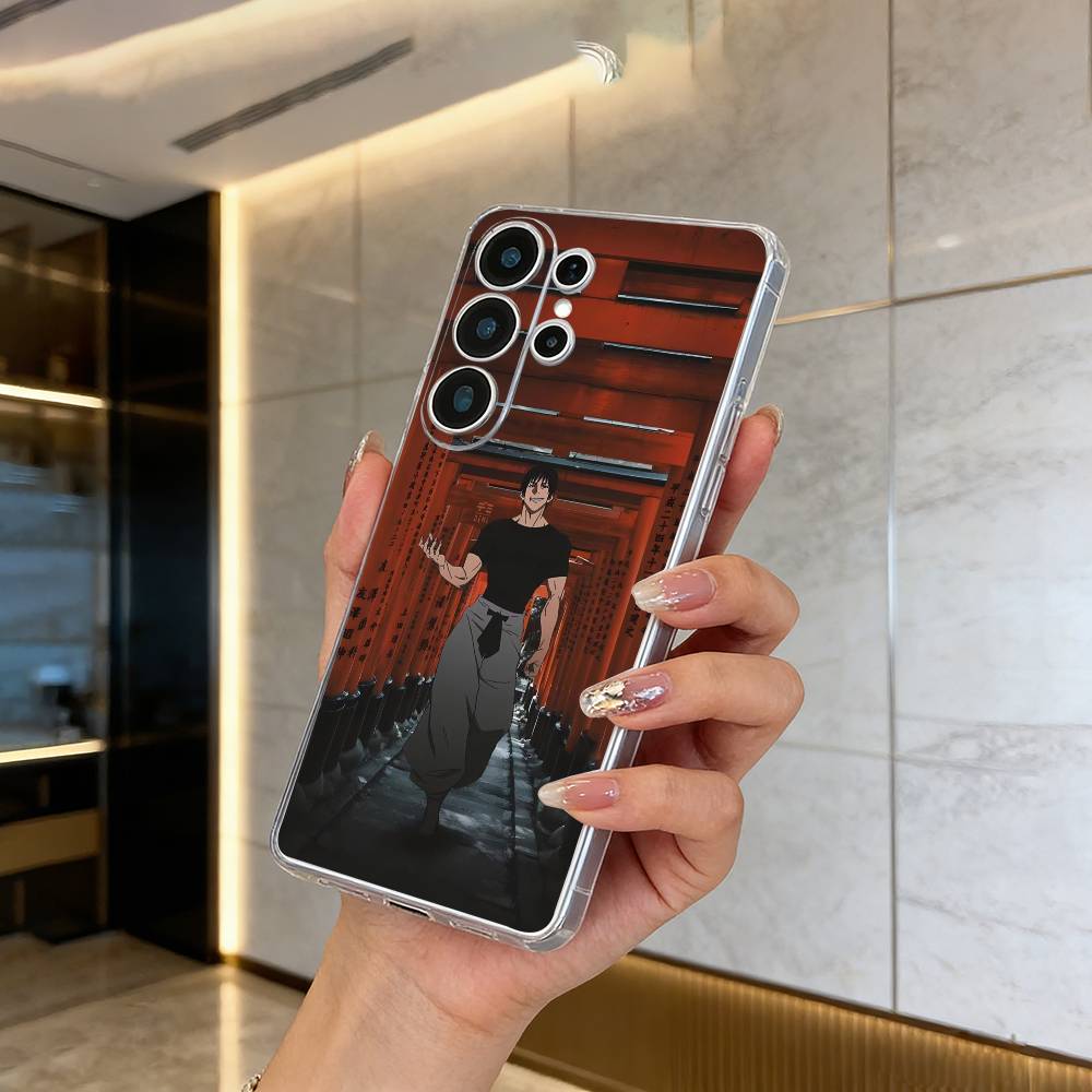 

Charismatic villain-Fushiguro Toji Clear Phone Case for Samsung S25, S24, S21, S22, S23, S30, Ultra, S20, Plus, FE, Lite Samsung S24