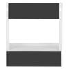 Household MultiFunctional Folding Magnet Refrigerator Rack Hanging Storage Rack (Black)