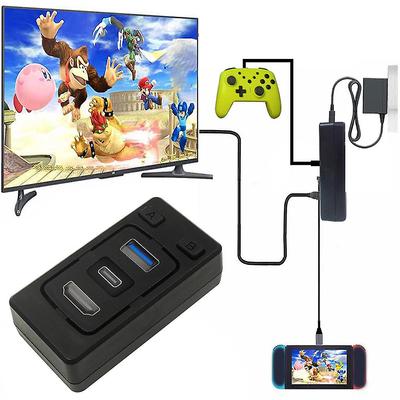 HBS-230 Nadajnik przełącznika ekranu projekcyjnego Bluetooth Konwerter wideo HDMI do NS Switch Przenośny adapter konwersyjny
