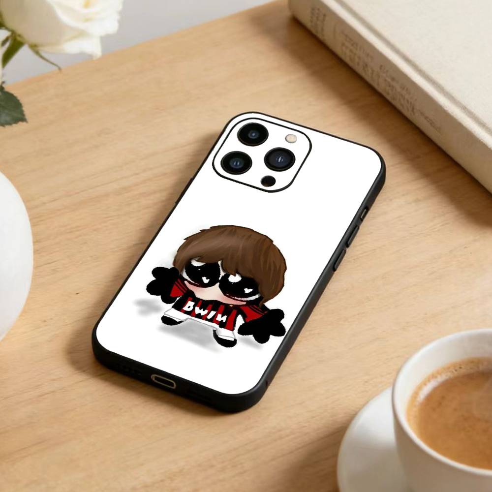 Santos Leite-K-Kakas  Phone Case For iPhone 17 16 15 14 13 12 Max Plus Silicone Black Cover iPhone12PRO