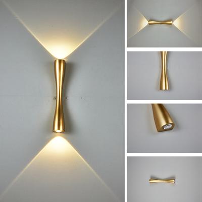 Moderne minimalistische LED-Wandlampe für den Außenbereich, IP65, wasserdicht, Doppelkopf-Wandlampen für Balkon, Gang, Tür, Terrasse, Wandbeleuchtung schmücken