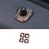 2018- Wood Grain Fit For BMW X2 F39 Car Inner Door Bolt Lock Down Ring Frame