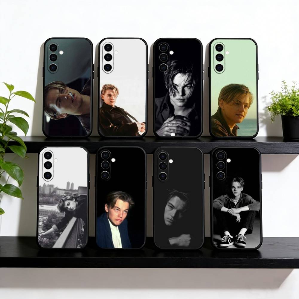 Leonardo DiCaprio Handyhülle Für Samsung Galaxy A73,A72,A71,A70,A53,A52,A51,Andere Weiche Schwarze Hülle