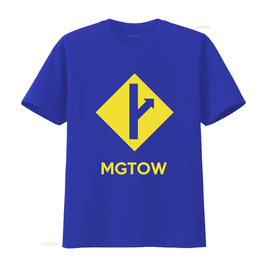 Mgtow Men Going Their Own Way Yellow Sign Arrow T Shirt Vintage Washed Casual Fashion Comfortable Homme Graphic Versatile