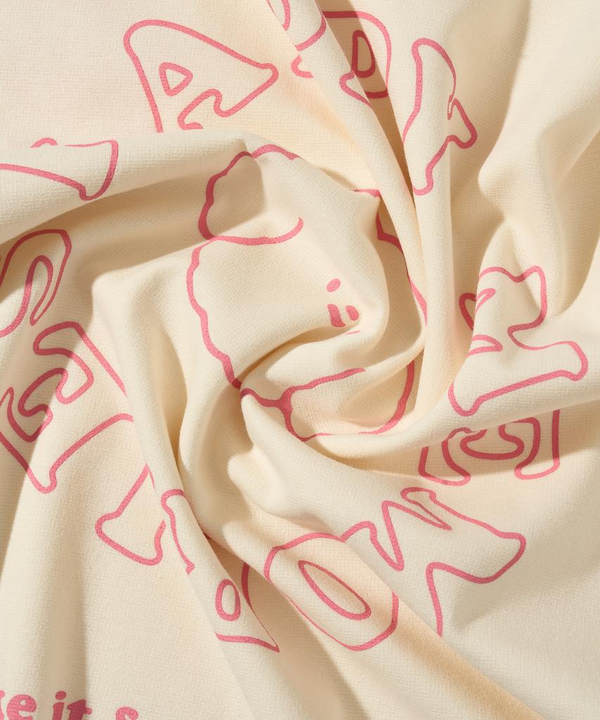 HIWITH Happy T-Shirt_Cream