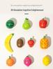 Magnetic Wooden Fruit & Veggie Playset: Early Learning Kitchen Role-Play Blocks