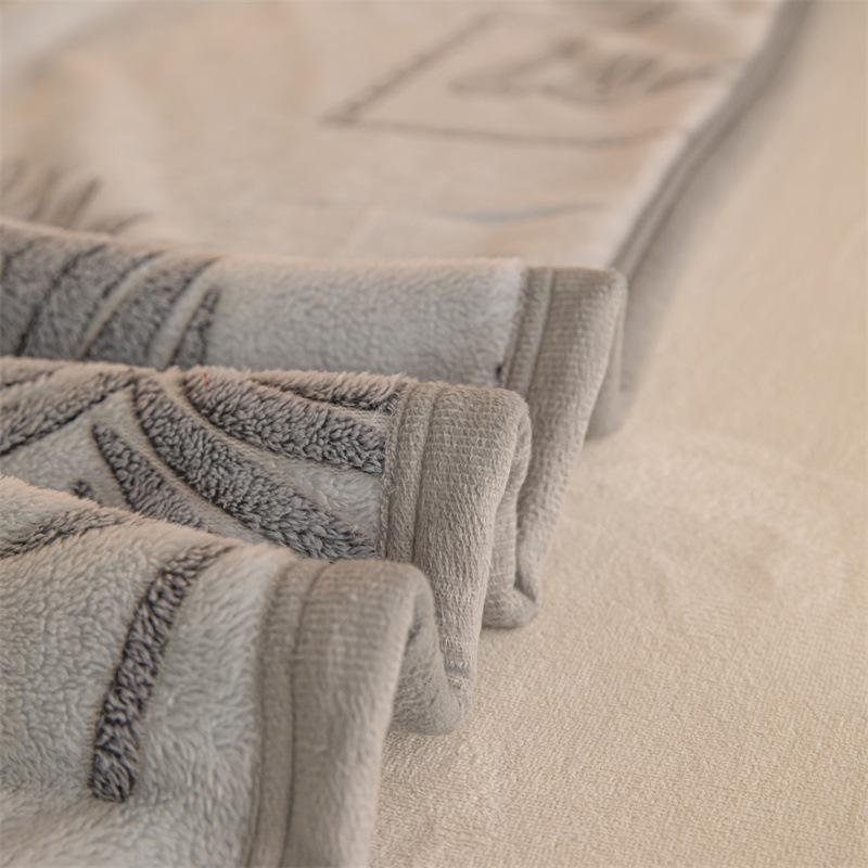 Plush Snow Fleece Blanket Summer Bedspread Flannel Throw Single Person Nap Blanket Sofa Air Conditioner Coverlet Bedding
