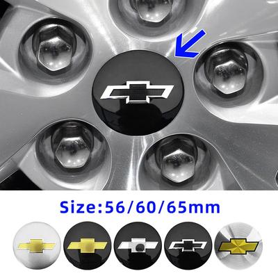 4pcs 56mm 60mm 65mm Car Wheel Center Hub Cap Rim Cover Stickers For Epica Spark Aveo Captiva Cruze Malibu XL Trax