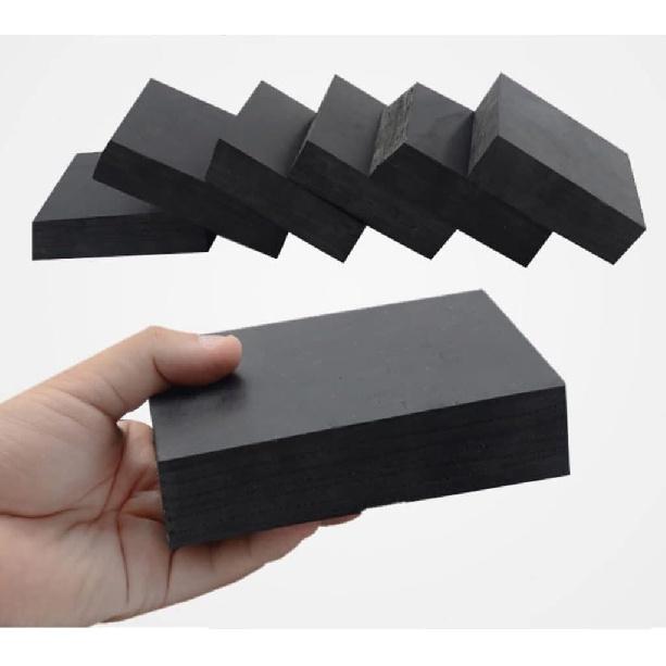 Protector Pads ,Neoprene Rubber Sheet , 1pcs Black Rubber Sheets Damping Gasket Pad,50x50mm 100x100mm 200x200mm Shock-absorbing Rubber Square Plate