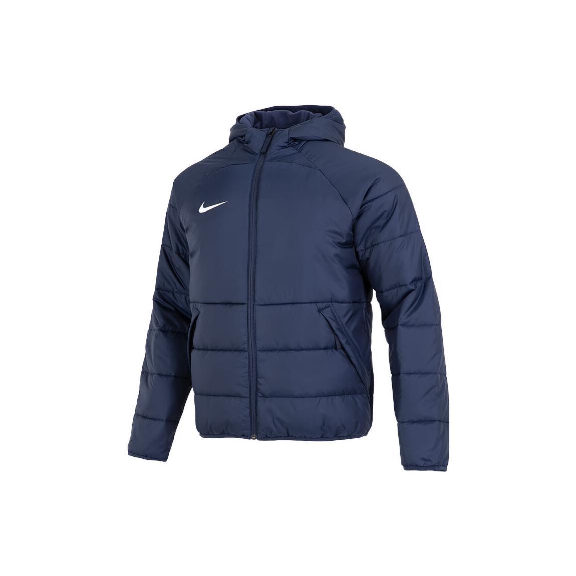 Мужские пуховики Nike Синие С капюшоном Умеренные Другое DJ6311-451 XL