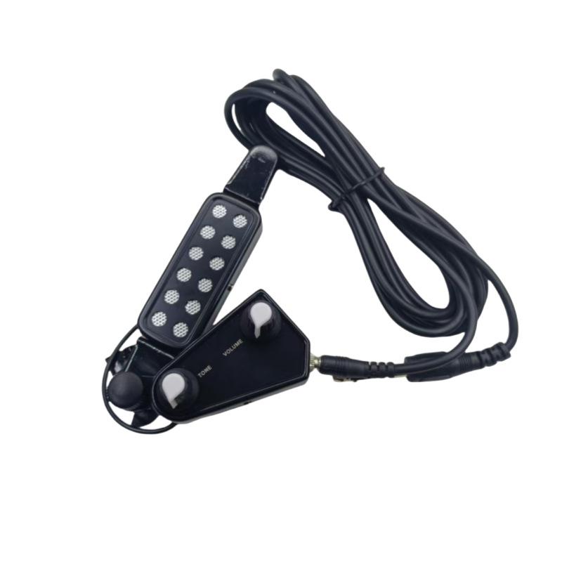 1 Set Diy Accessories Guitar Pickup Acoustic Guitar Sound Hole Pickup Magnetic With Audio Cable Tone Volume Controller