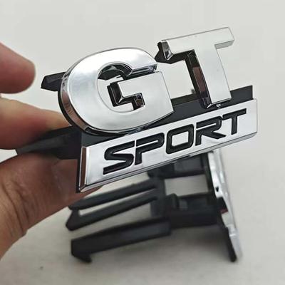 3D ABS Χρωμίου GT Sport Λογότυπο Γρίλια Εμπρός Γρίλια Αυτοκινήτου Σήμα Για Volkswagen VW GT Sport Σήμα Αξεσουάρ