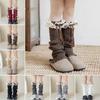 Knitted Kids Lace Leg Warmers Solid Color Children's Foot Warmer Lolita Style Socks  Girls Fashion