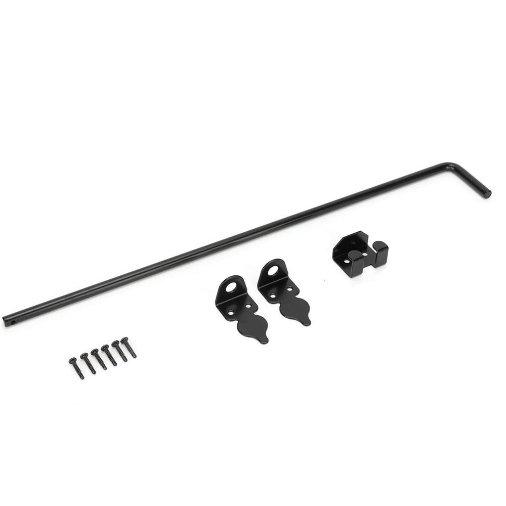 

Safety Lock Cane Bolt 12/18 Inch Gate Drop Rod Multipurpose Door Bolt Lock Outdoor 18in