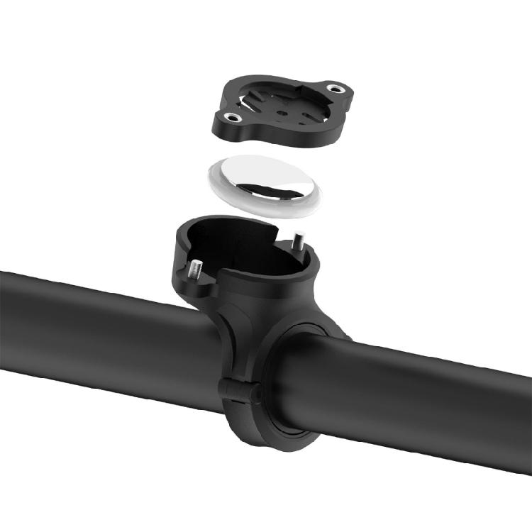 Cycle Computer Mounting Support with Rear Seat Clamp Straps, Round Device Coupling and L-Shape Tool Hardware Included for 1050/840/540