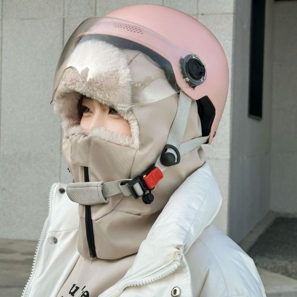 Warm Pullover Cap Windproof Helmet Cap New Ear Protection Hat  Outdoor Sports