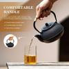 Cast Iron Teapot Enameled Interior For Brewing Boiling Stove Top Kettle Home Kitchen Restaurant Induction Cooker Camping