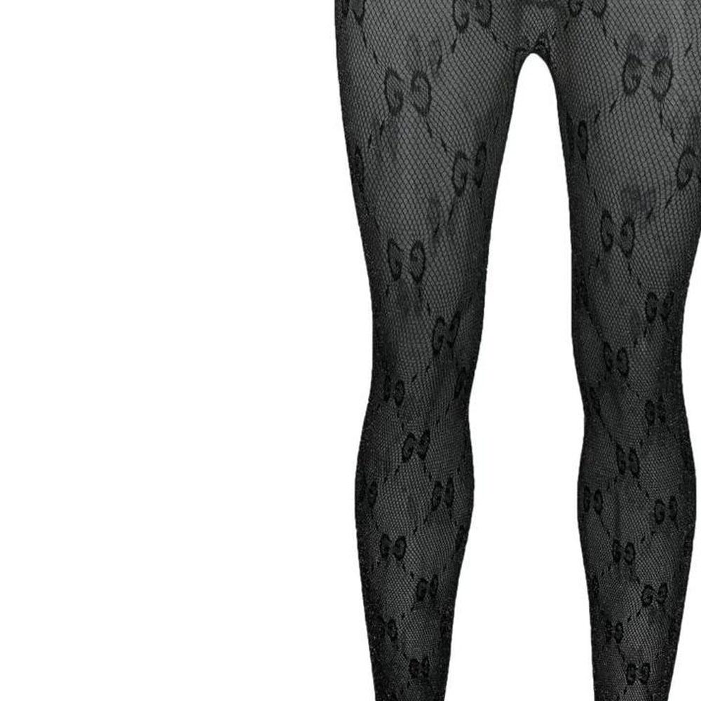 Gucci Gg Monogram Knit Tights Women's 691619-3GAHR-1081