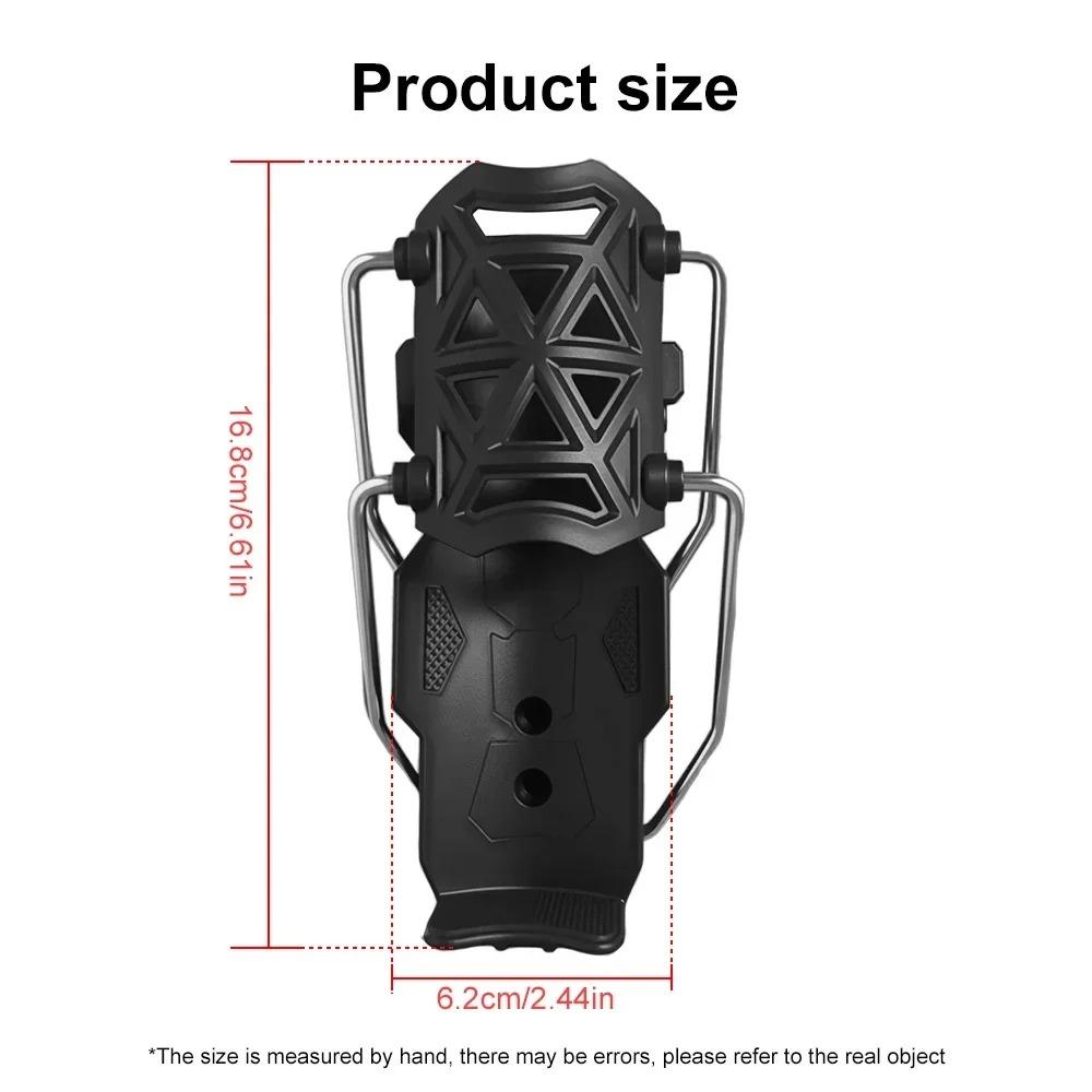Hollow Out No Drilling 360 Rotating Self Adaptive Cup Holder Bicycle Motorcycle Electric Scooter Bike Water Bottle Mount Stand