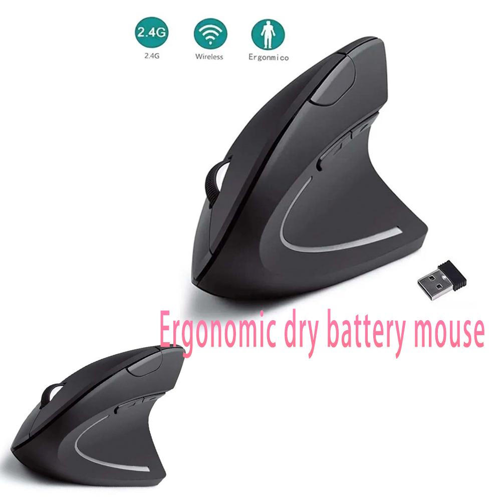 Left Right Hand Mouse Vertical Ergonomic Wireless with Bluetooth Double Mode Mouse Computer PC Mice Rechargeable Gaming Mouse