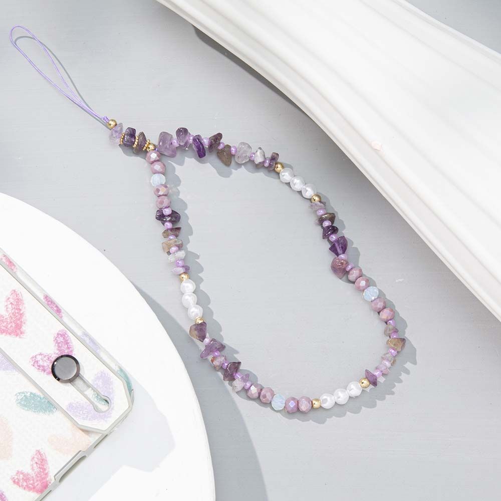 Pearl Bead Anti-Lost Rope Beads Chain Mobile Phone Strap Cell Phone Lanyard Mobile Phone Lanyard