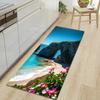 1Pcs Beautiful Scenery Pattern Floor Mat Modern Kitchen Polyester Rug Non-Slip Colorful Indoor Carpet, For Home Bathroom Bedroom Living Room Decor