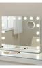NIKOKIRA Actress LED Makeup Mirror with Dressing Hollywood Tabletop 5x Brightness USB 58cm Wide X 48cm Size Mirror, Light, Table, Style, Mirror,
