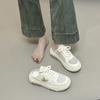Summer Half Slippers Women's New Breathable Thin Mesh Mesh Shoes Thick-soled Casual One-pedal Lazy Little White Shoes