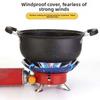 2800W Lotus Kassettenkocher Hohe Leistung Fondue Gasherd Faltbarer Gasbrenner Outdoor BBQ