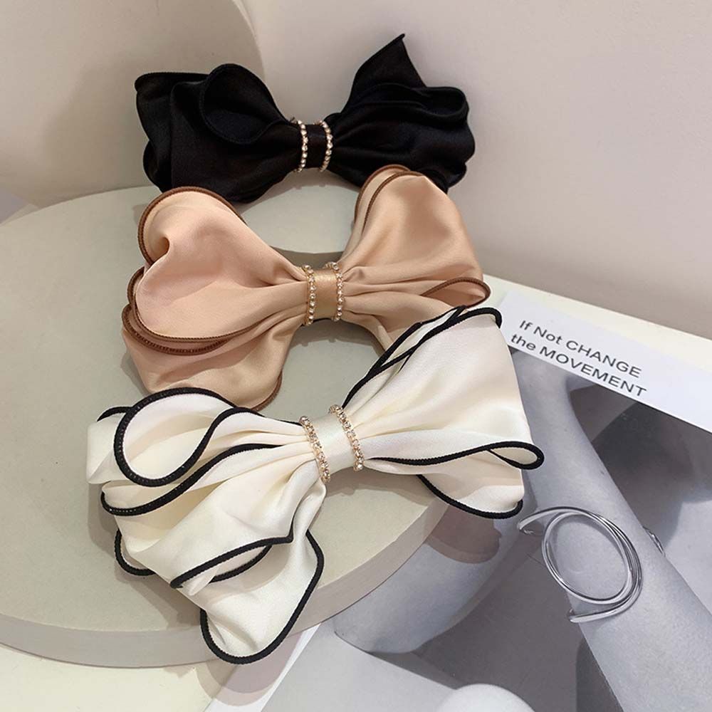 

Vintage Girls Fungus Women Hair Accessories Barrette Hair Clip Bow Spring Clip