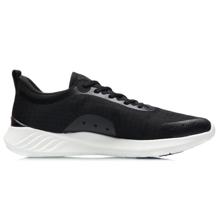LiNing Qingyi Wear Resistant Breathable Cushioning Low Top Running Shoes Men's Black