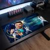 Tappetino Mouse Grande Personalizzato Cristiano Ronaldo, Stampa Testo Nome Personalizzato, Tappetino Scrivania Antiscivolo Logo Calcio Regalo Gaming
