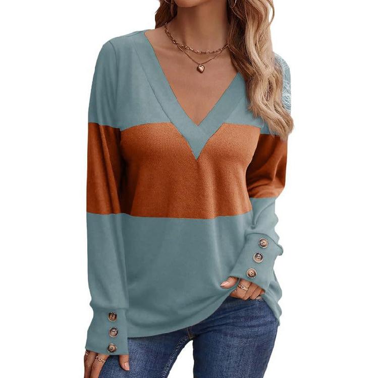 

New Versatile Women S Long Style Sexy Casual Fashionable Comfortable High-End T-Shirt Top Base Shirt XXL светло-синий