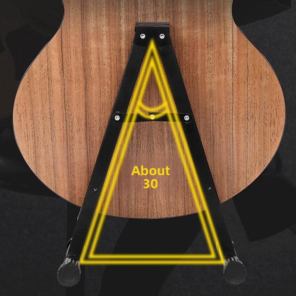 a-Frame Guitar Stand Metal Electric Guitar Bracket Sturdy and Stable Portable Guitar Rack Floor