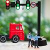 Safety Traffic Toy Light Signs Mini Traffic Light Building Blocks  Children Toys