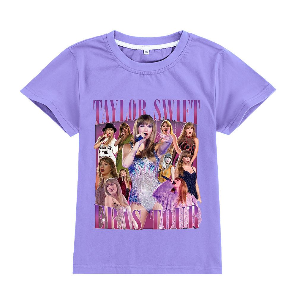 A951 Kinder Jungen Mädchen Taylor Swift Sommer Kurzarm T-Shirt 100cm