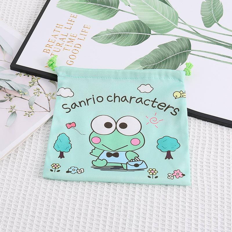 Pom Purin Pom Kordelzug Kosmetiktasche aus Canvas mit Waldtierdrucken