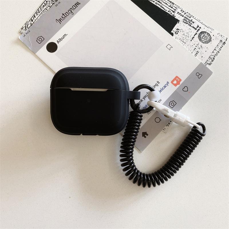 Ins Simple Solid Color One-piece Suitable for AirPods 1 Generation Protective Case Second Generation 1 Generation Pro1 Apple Bluetooth Headset Case
