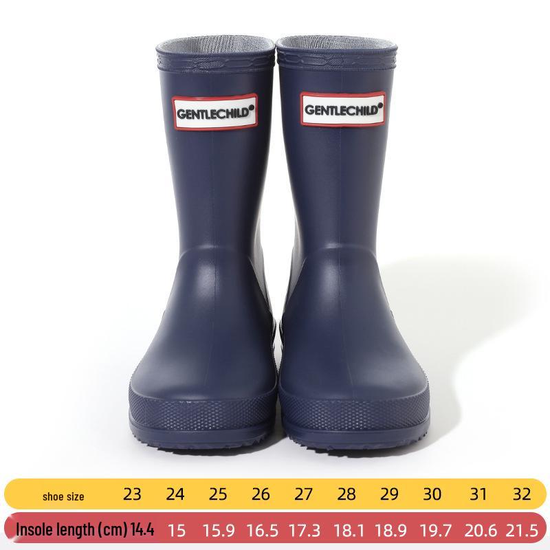 

Детские водонепроницаемые нескользящие резиновые сапоги для мальчиков и девочек, возраст 2-8 лет - Оригинальное простое качество Size 26 (16.5cm)
