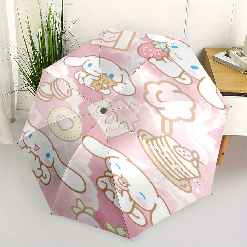 

Cinnamoroll Durable Cartoon Folding Umbrella, Portable 3-Fold Compact Umbrella for Men and Women, Suitable for Travel or Daily Use.Y022