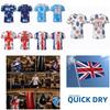 Vintage MMA Boxing Muay Thai T-shirt Britain UK United Kingdom England British Flag National Print 3D Training Unisex Fitness Workout Sport