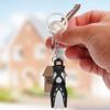 PVC   Diving Theme Key   Unique Short Flipper Shape Keychain Fin Key  Gift