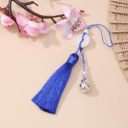 Qingxin Palace Bell Tassel Pendant Hanfu Waist with Yunmeng Jiang Pendant Palace Bell Ancient Style Accessories Fan Pendant Hanging Ear