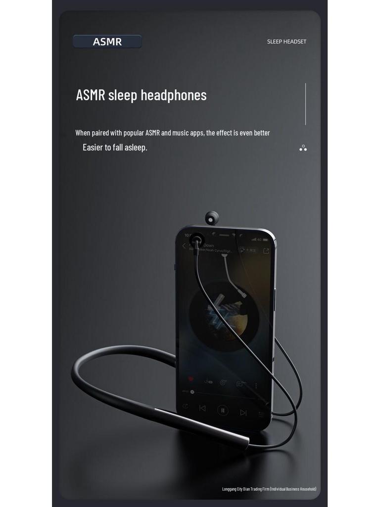 2025 Wireless Bluetooth Sleep Earphones: Neckband Design, Long Battery Life, Noise Reduction, Perfect for Sports and Running