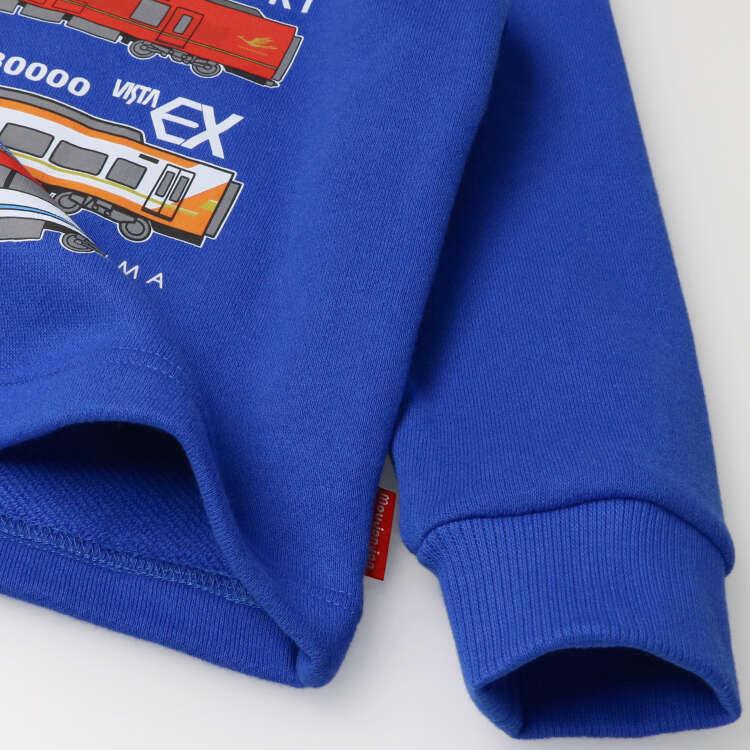 [Children's Clothing] Moujonjon (Moojeongjeong) Made In Japan Kintetsu Railway Printed Fleece Sweatshirt 100cm-130cm F50608