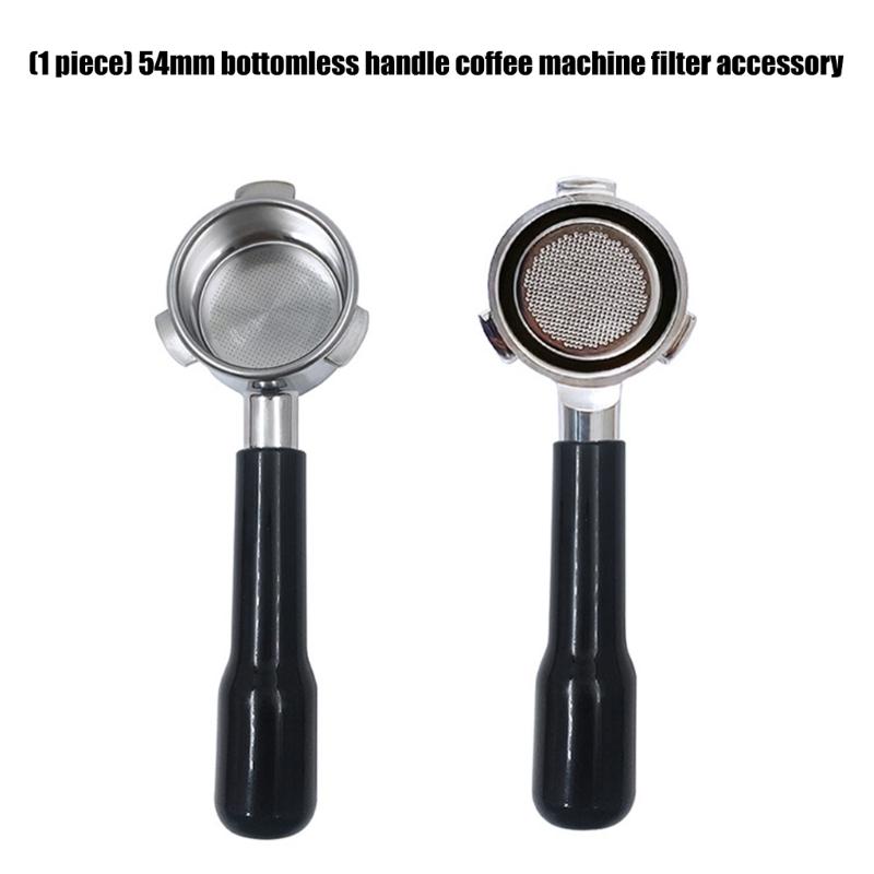 54mm Coffee Portafilter For BES870/BES876/BES878/BES881 Stainless Steel Bottomless Portafilter With Plastic Handle